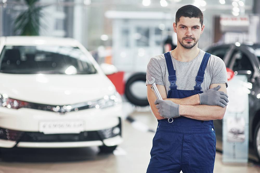 Diagnostic equipment in a garage